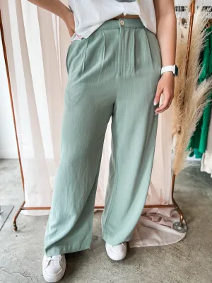 Botanical Linen Trousers