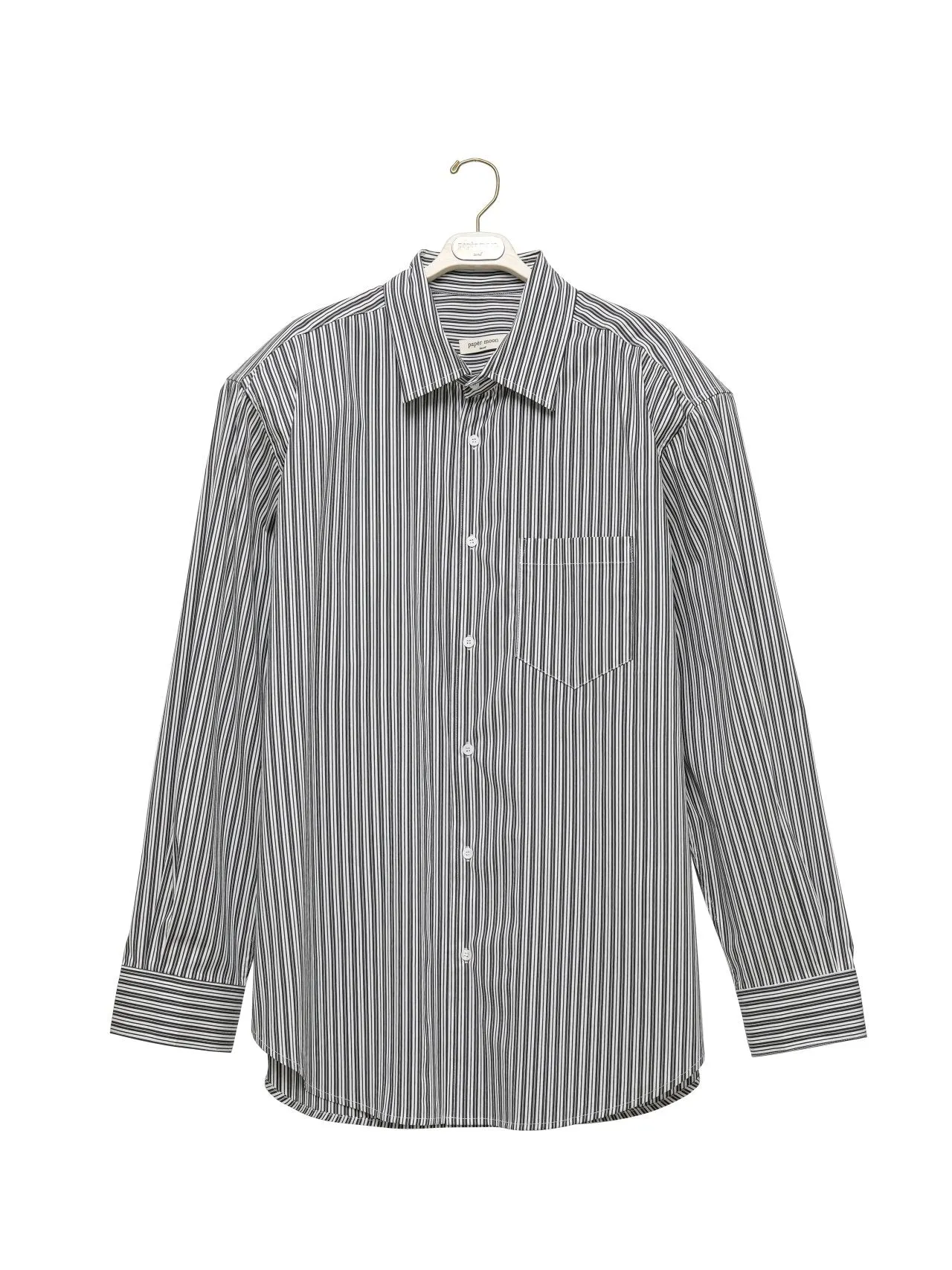 BOYFRIEND FIT STRIPED SHIRT