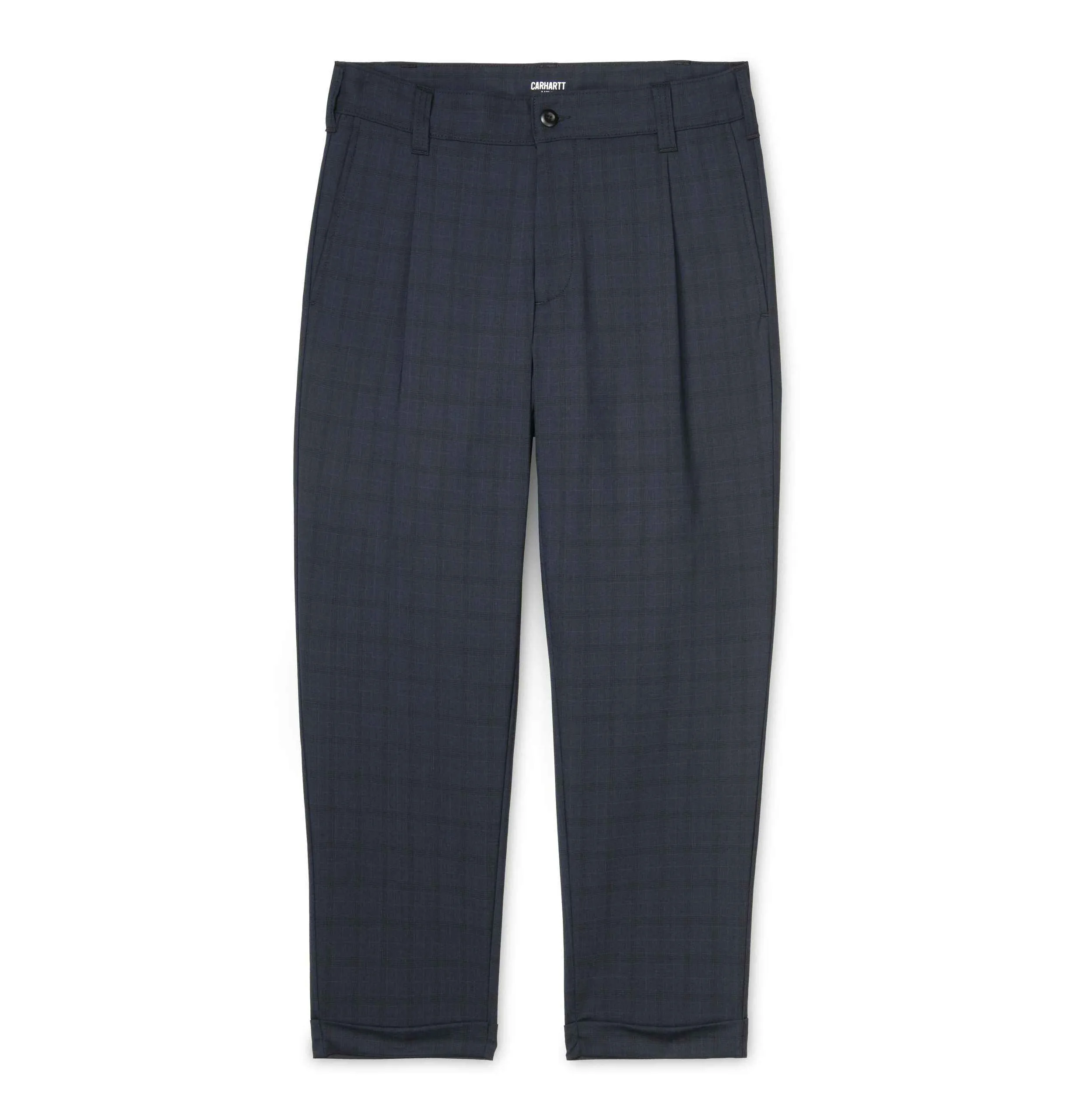 Carhartt WIP Taylor Pant – Armstrong Check – Navy Rigid