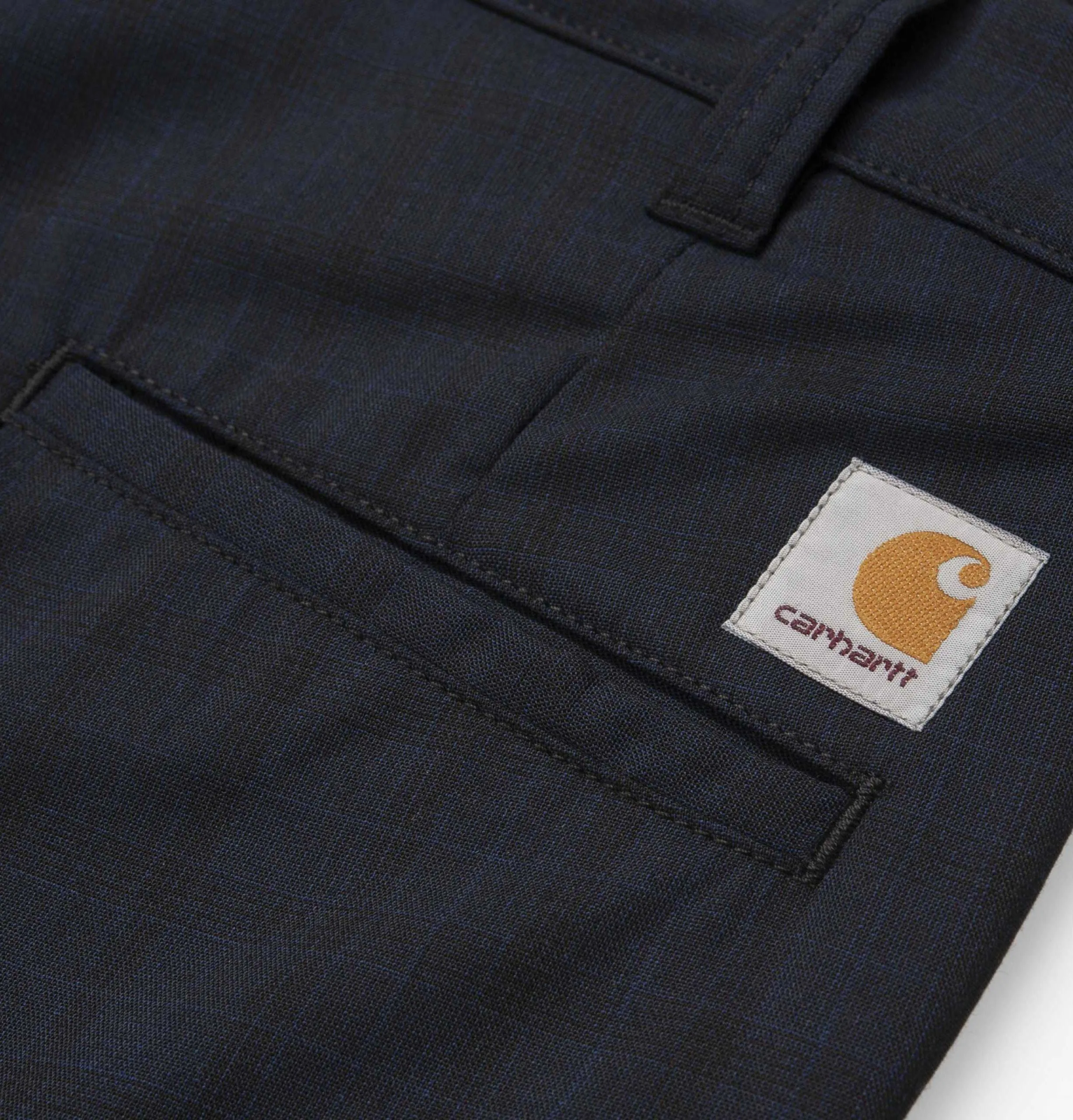 Carhartt WIP Taylor Pant – Armstrong Check – Navy Rigid