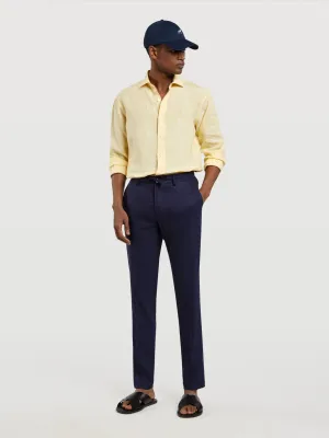 Comfort Slim Fit Linen blend Chino Trouser