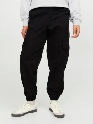 Holly Relaxed Cargo Pants - Black