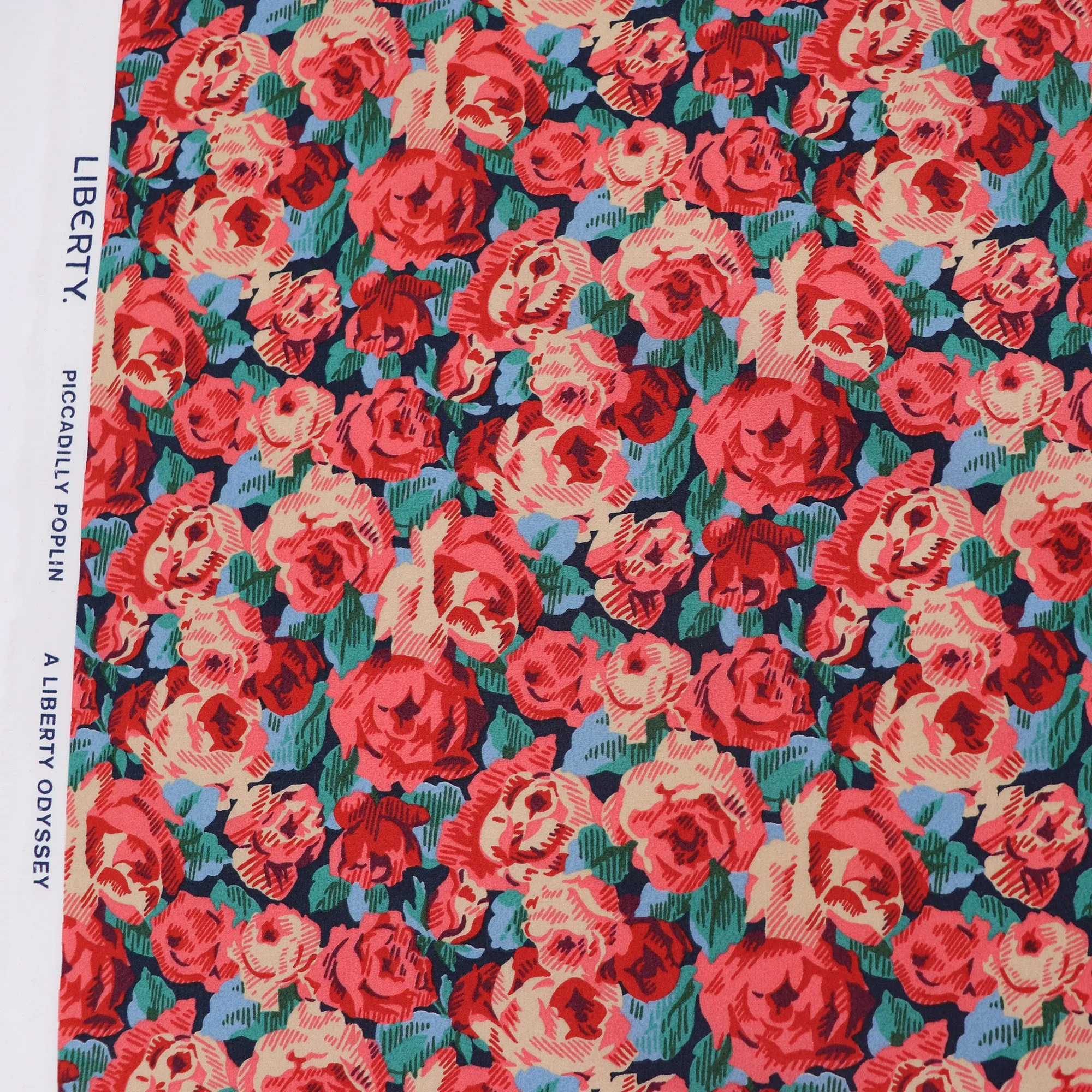 Liberty Fabrics - Roman Rose - Piccadilly Cotton Poplin - SALE