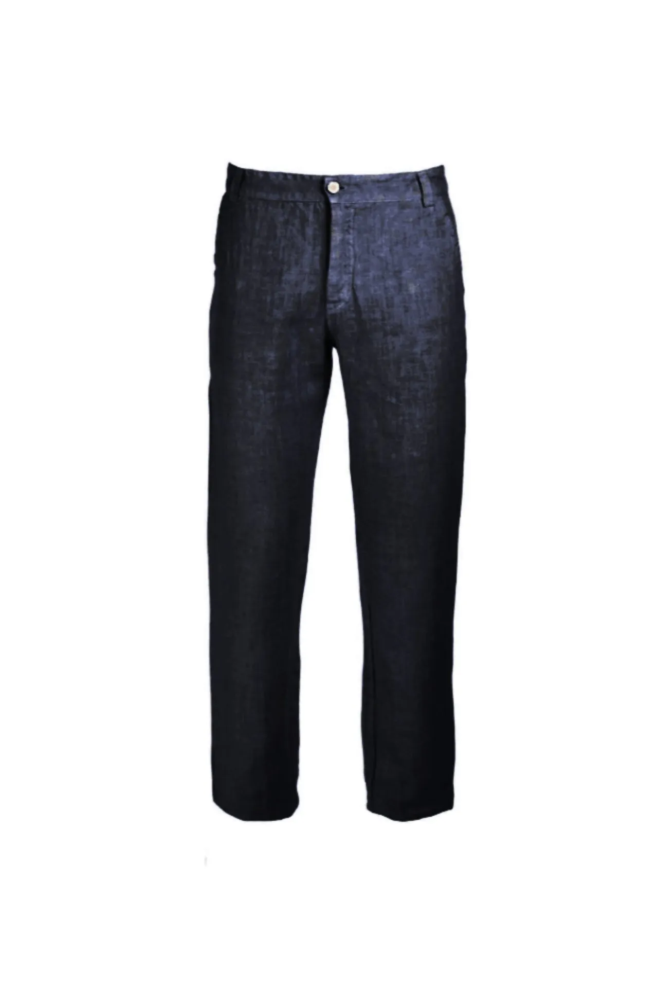 Linen Pants With Back Cargo Pockets