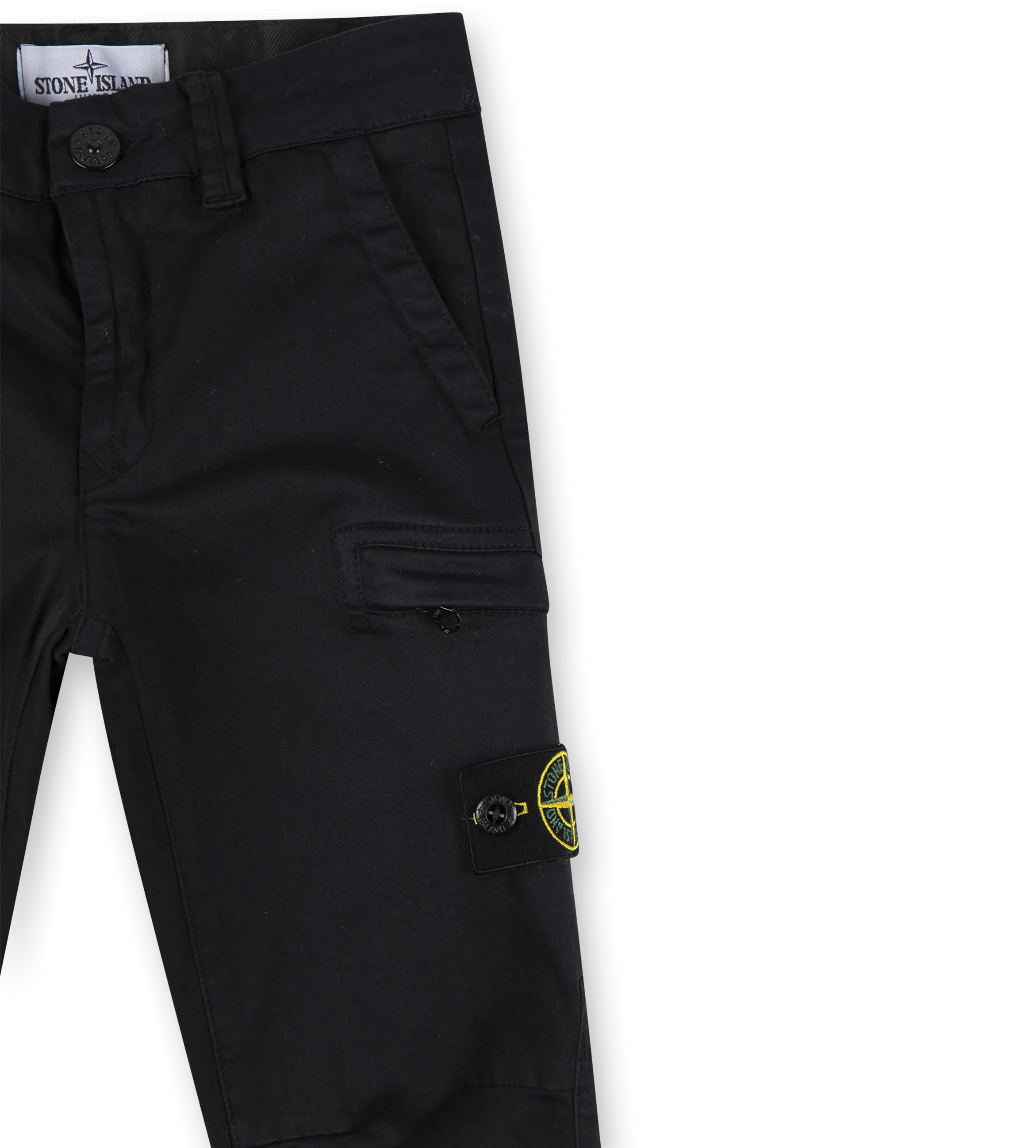 Logo-Patch Cargo Pants Navy