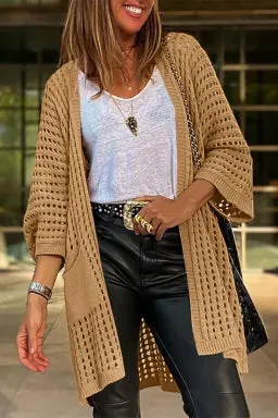 Lori Camel Cardigan D