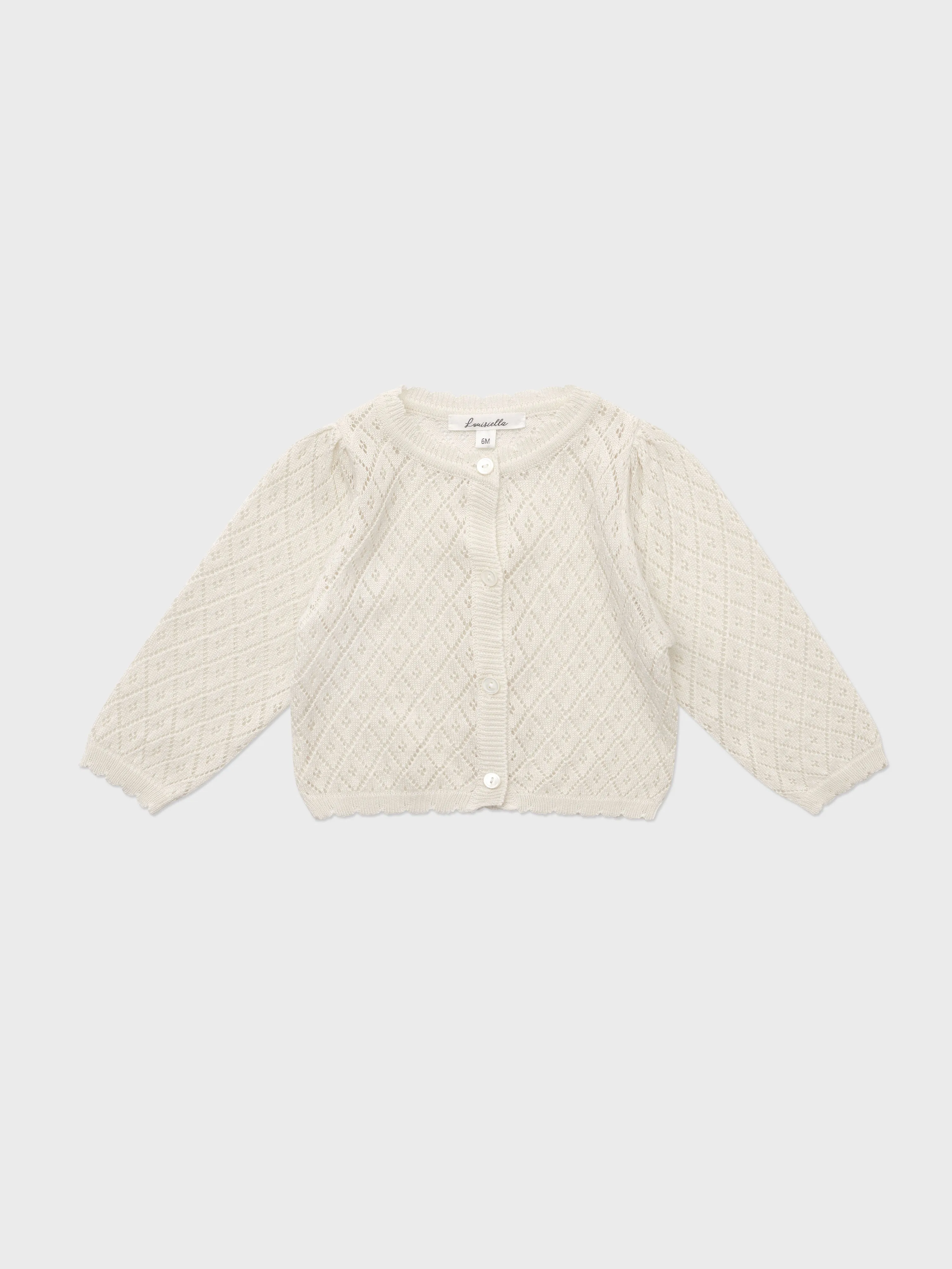 Lupine Knit Cardigan Ivory