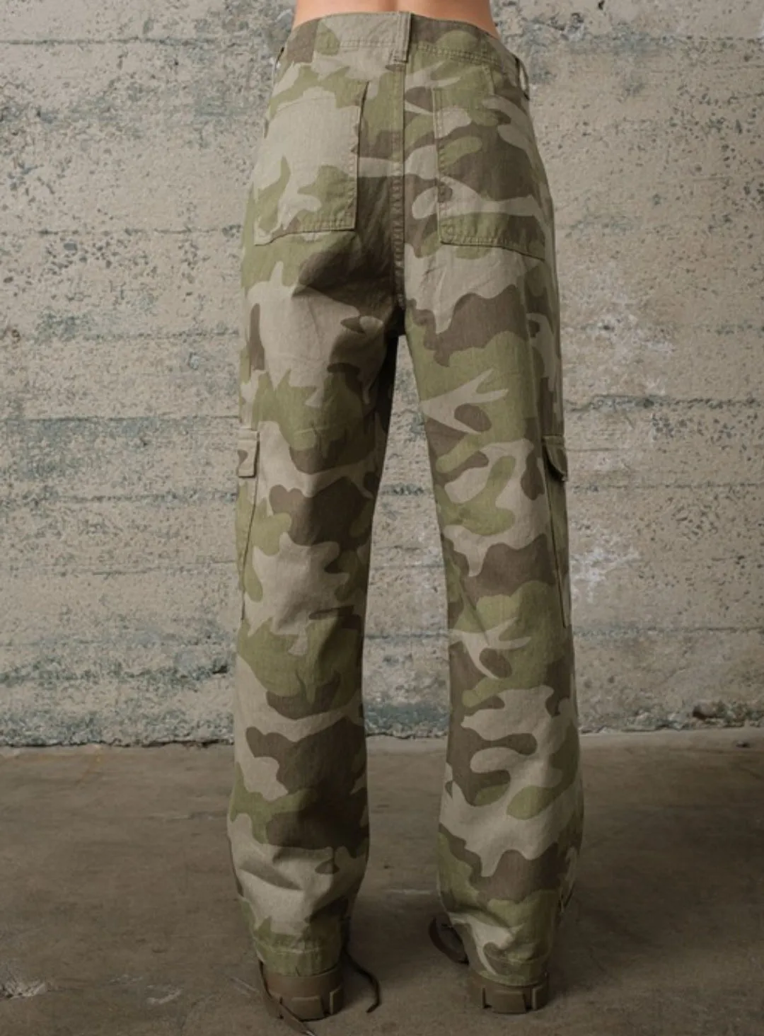 Luxe Camo Cargo Pants