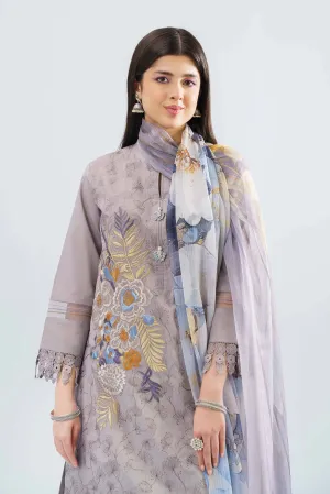 Nishat Linen Spring/Summer Lawn – 3 Piece - Embroidered Suit - 42401651