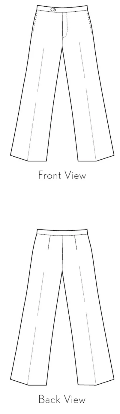 PDF Pattern - Hollywood Trousers | Liesl   Co