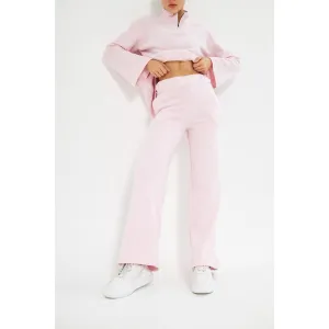 Pink Wide Leg Trouser