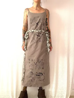 Snake Divine Denim Maxidress (Upcycled)