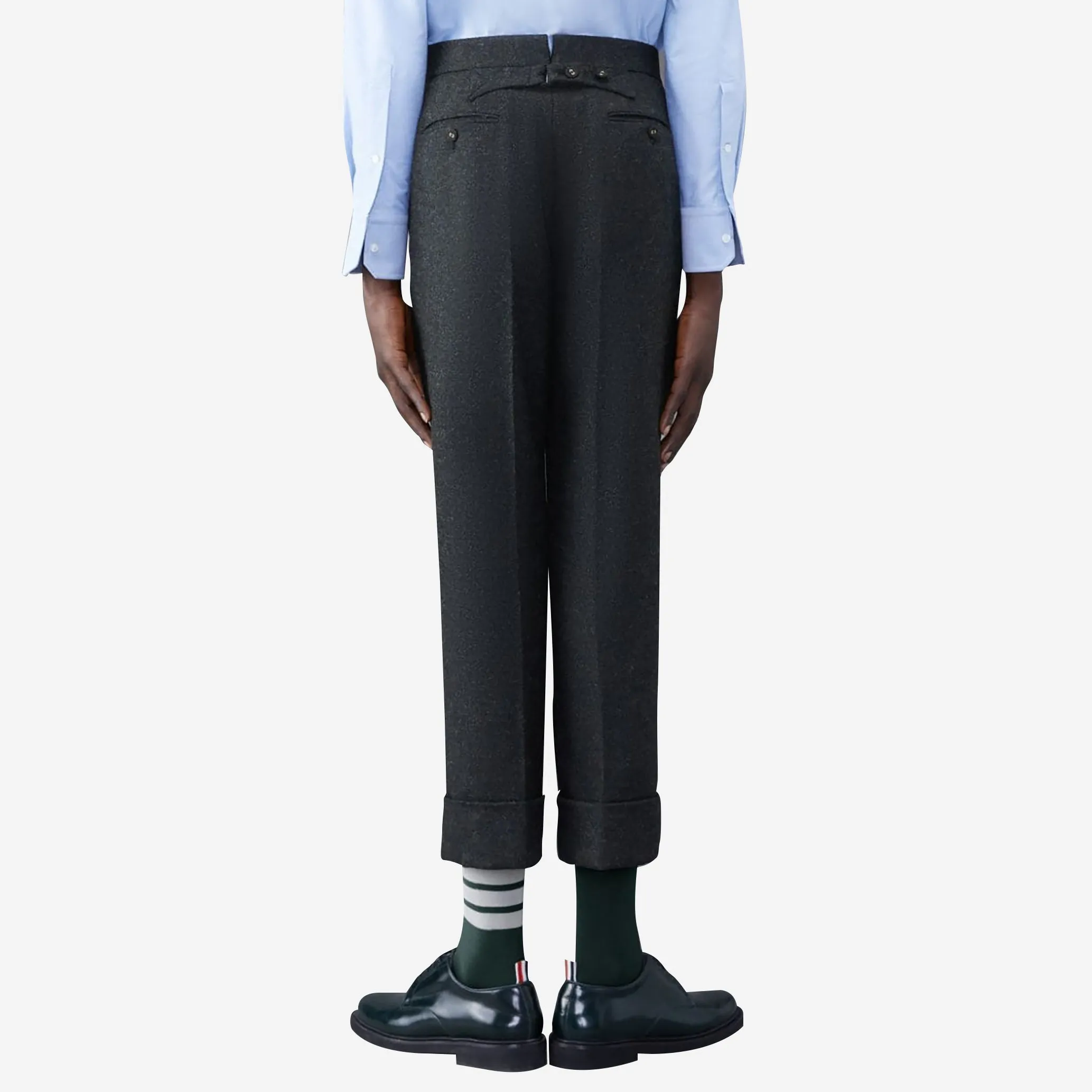 Thom Browne Shetland Classic Backstrap Trousers