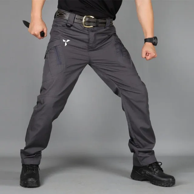 Trousers for men Tacitcal Pants Multiple Pocket Military Urban Commuter Waterproof Men Pants Slim Fat Work Cargo Pants 5XL